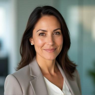 Retrato profesional de Valentina Rojas, fundadora de Río Salud.